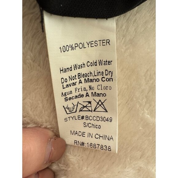 Banjul Womens Sequin Cap Sleeve Mini Dress Small Black Gold White - Picture 4 of 16